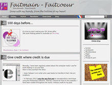 Tablet Screenshot of faitmain-faitcoeur.fr